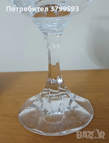 9 кристални чаши, снимка 4 - Чаши - 52645835