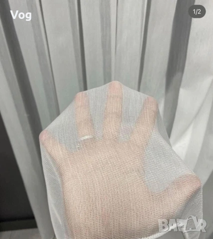 ТЮЛЕНИ ПЕРДЕТА - ГОТОВИ УШИТИ С КУКИЧКИ, снимка 11 - Пердета и завеси - 53396351