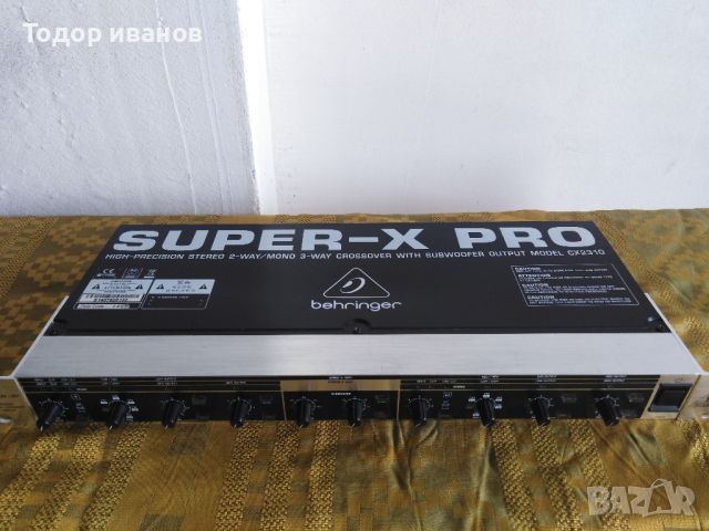 Behringer-cx2310, снимка 5 - Ресийвъри, усилватели, смесителни пултове - 45297209