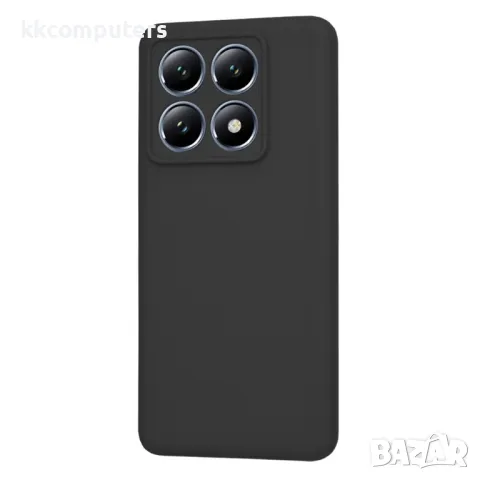 Калъф силикон / Черен мат / за Xiaomi 14T Pro Баркод : 3131967
