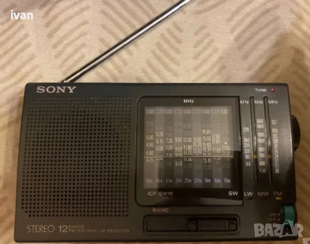 Радиоприемник.Транзистор.Радио .Sony , снимка 2 - Радиокасетофони, транзистори - 53055372