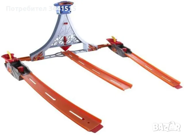 Писта Hot Wheels Drop Tower, снимка 2 - Коли, камиони, мотори, писти - 46989249