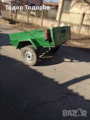 Оригинално ремарке за лек автомобил или мотоблок, или мотокултиватор акме или руджерини или фреза , снимка 2 - Ремаркета - 53741075