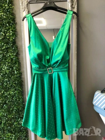   👗Изящни сатенени роклички , снимка 3 - Рокли - 50623352