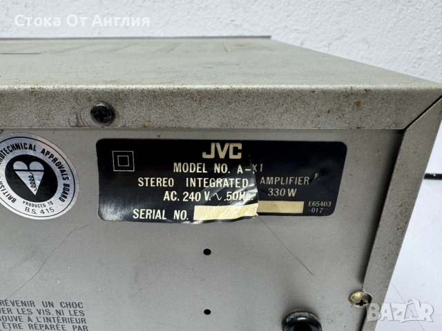 Стерео интегриран усилвател - JVC A-X1, снимка 8 - Ресийвъри, усилватели, смесителни пултове - 53643358