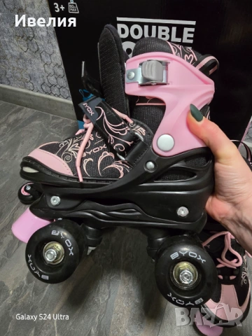 Ролери и кънки Byox Double 2в1, размер 30-33 регулеруеми, снимка 4 - Ролери, кънки - 53066649
