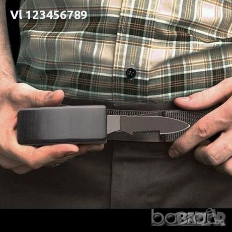 Колан с нож - Belt Knife /скрито носене на нож в токата/, снимка 3 - Ножове - 51467562