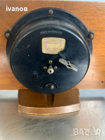 стар механичен настолен часовник , снимка 5 - Антикварни и старинни предмети - 45160751