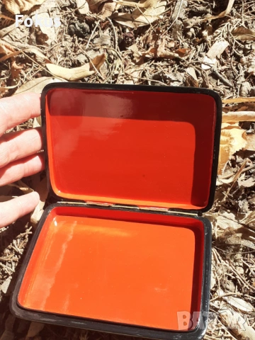 Уникална руска лакова кутия - табакера Федоскино печат, снимка 3 - Антикварни и старинни предмети - 53416957