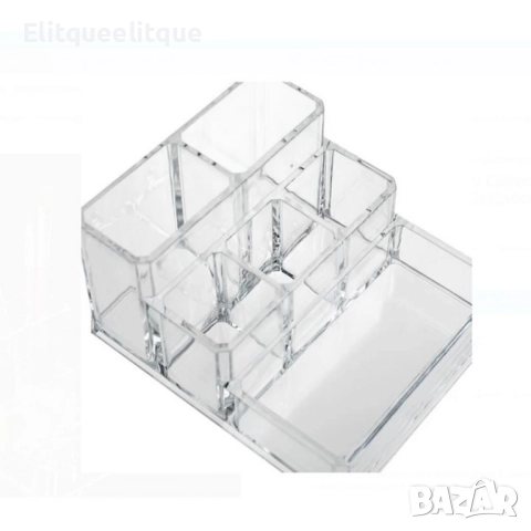 Прозрачен акрилен органайзер за грим – стил и удобство в едно, снимка 5 - Други стоки за дома - 52208167