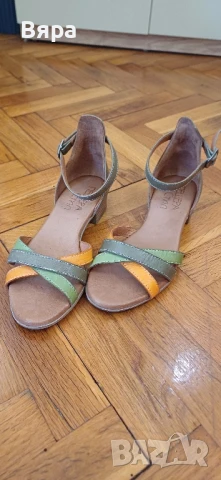 Дамски сандали, естествена кожа, български, 36 номер, снимка 1
