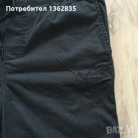 НОВИ оригинални черни къси панталони / бермуди HURLEY размер L от САЩ, снимка 4 - Спортни дрехи, екипи - 45762182