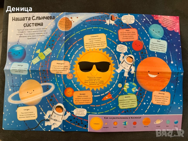 Енциклопедия "Моята Първа Книга за Космоса" с плакат, снимка 3 - Детски книжки - 52451933