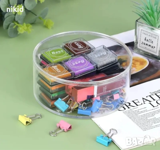 Кръгла прозрачна Акрилна основа етаж блат кутия между етажи торта декор пълнеж с цветя осветление, снимка 4 - Кутии за храна - 54019635