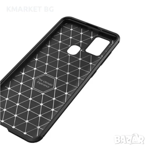 Samsung Galaxy A21s Удароустойчив Carbon Fiber Калъф и Протектор, снимка 8 - Калъфи, кейсове - 48545982