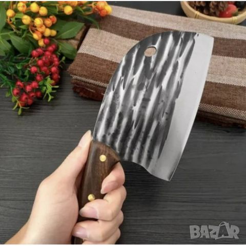Професионален здрав кухненски масивен готварски инструмент за рязане на месо, снимка 4 - Прибори за хранене, готвене и сервиране - 46420167