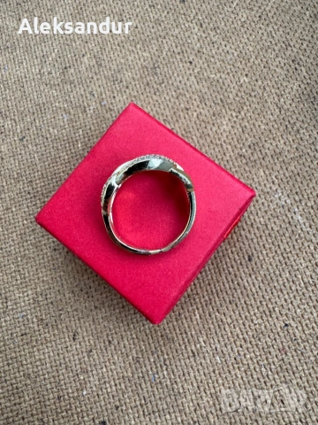 Дамски пръстен / позлатен, снимка 3 - Пръстени - 53912044