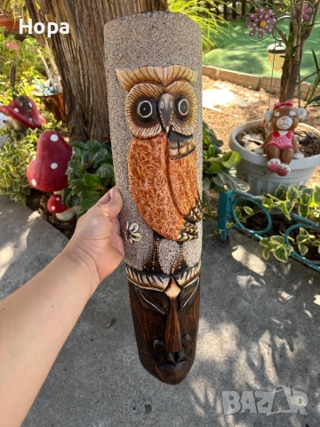 Маска за стена от дърво 50см с лек дефект. Намалена!, снимка 3 - Пана - 37016369