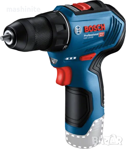 Акумулаторен безчетков винтоверт GSR 12V-30 Solo Professional Bosch, снимка 1 - Винтоверти - 27783904