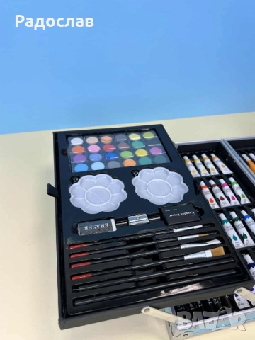 Творчески комплект за рисуване с изключително разнообразие от цветове., снимка 8 - Ученически пособия, канцеларски материали - 51710811