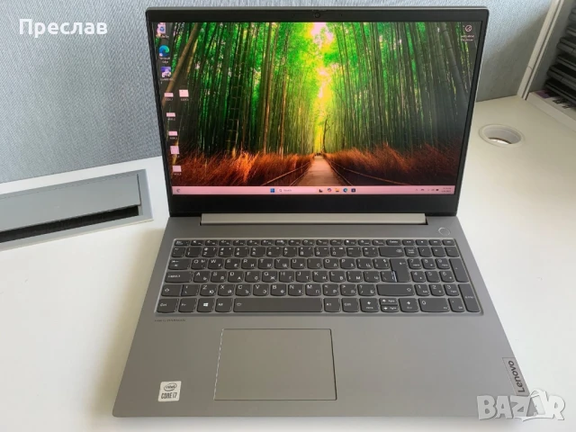 Продавам Lenovo ThinkBook 15p i7-10750H/32GB DDR4/1TB SSD/GTX 1650Ti