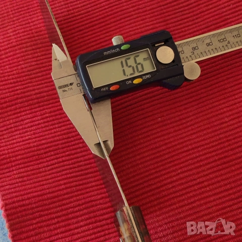 Стар касапски нож, ръчно изработен от соца. , снимка 12 - Ножове - 53143685