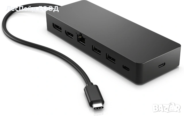 HP Universal USB-C Multiport Hub нов, модел 50H55UT докинг станция, снимка 4 - Лаптоп аксесоари - 53910439