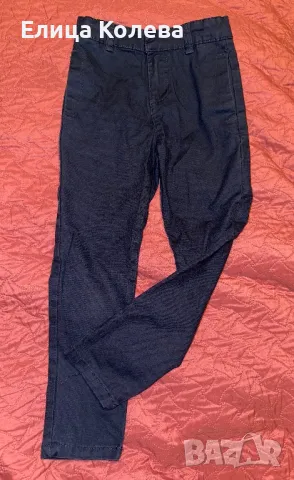 Официален тъмно син детски панталон 4-5 г, 110 см, снимка 2 - Детски панталони и дънки - 49776415