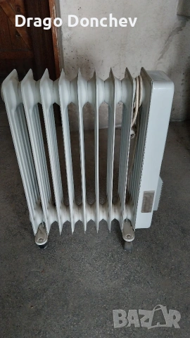 маслен радиатор Теси,9ребра,с вентилатор,2 степени ,1000 и 2000w, снимка 2 - Радиатори - 53230666