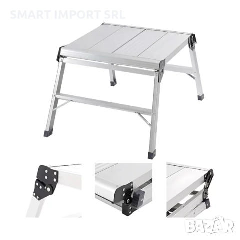 Индустриална  сгъваема алуминиева стълба KMH0605