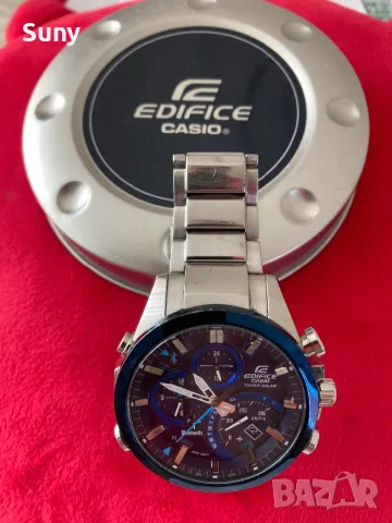 EDIFICE EQB-500 Мъжки Часовник Casio Edifice Sapphire Glass Solar Bluetooth - EQB-500, снимка 5 - Мъжки - 48423090