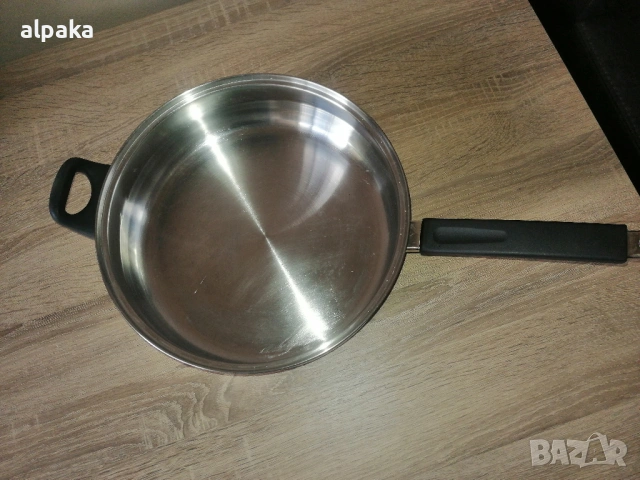 Продавам нов марков испански тиган FAGOR, неръждъвейка, снимка 2 - Съдове за готвене - 53990345