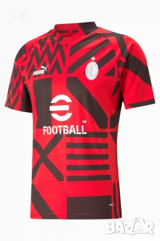 Оригинална мъжка тениска Puma DryCell x AC Milan / Season 22-23 Pre Match, снимка 5 - Тениски - 47105157