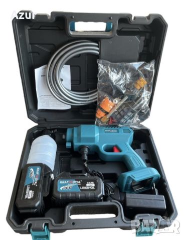 Комплект акумулаторна водоструйка с 2 батерии в куфар, снимка 1 - Други инструменти - 46164144
