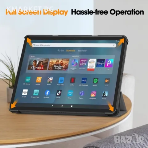 Amazon Fire Max 11 Кожен Калъф и Протектор, снимка 4 - Калъфи, кейсове - 47152707