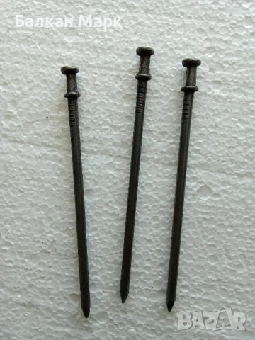 Кофражни пирони с двойна глава 3,4x80 мм – 5 кг | Внос от Германия 🇩🇪, снимка 4 - Железария - 50951774