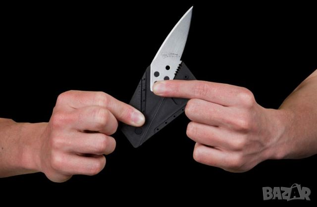 Нож – кредитна карта, Cardsharp, снимка 5 - Ножове - 45699010