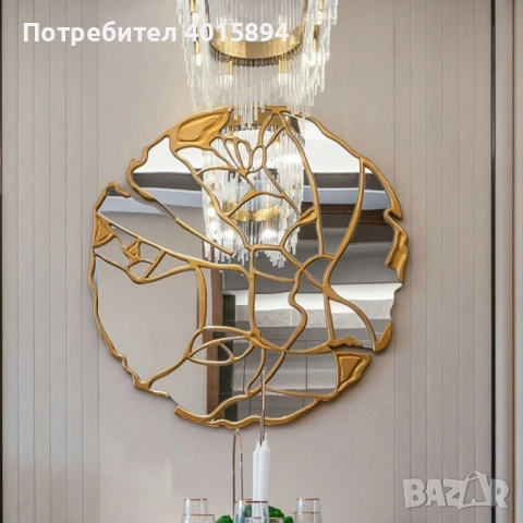 Дизайнерско луксозно огледало, снимка 6 - Огледала - 51750679