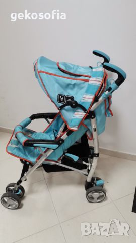 Лятна бебешка количка ABC Design Amigo Aquamarin, снимка 3 - Детски колички - 46434401