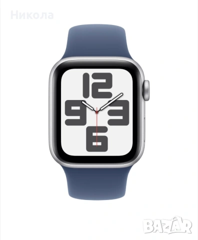 Продавам чисто нов Apple Watch SE (2024), GPS, Silver Aluminum Case 40 мм, снимка 2 - Аксесоари за Apple - 53397455