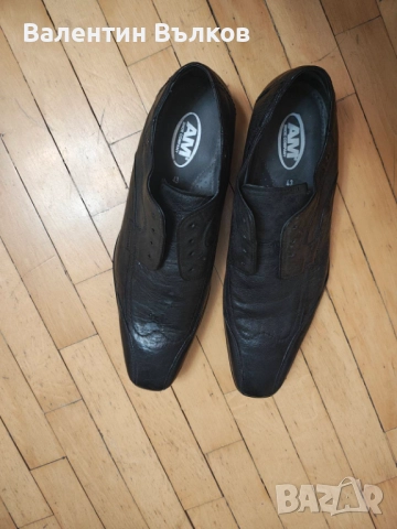 Официални мъжки обувки кожени 43, снимка 2 - Официални обувки - 52459112