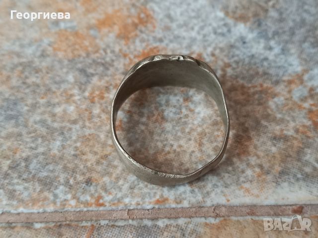 Стар пръстен 1897г., снимка 2 - Пръстени - 45696058