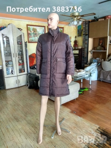 Дамско есенно-зимно дълго яке, снимка 6 - Якета - 52546439