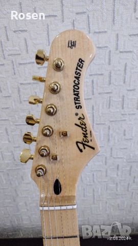 Продавам:Модифициран модел"Di Mavery"със лого от друг бранд..Fender Stratocaster big head!!.., снимка 3 - Китари - 46778270