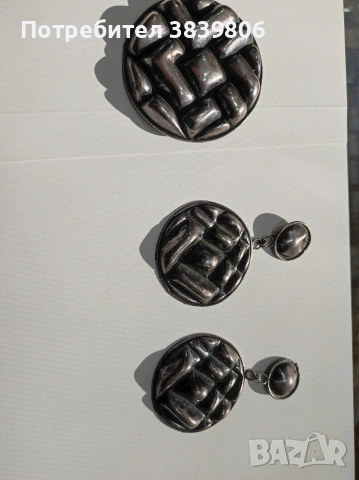 брошки от сребро, снимка 3 - Антикварни и старинни предмети - 53534739