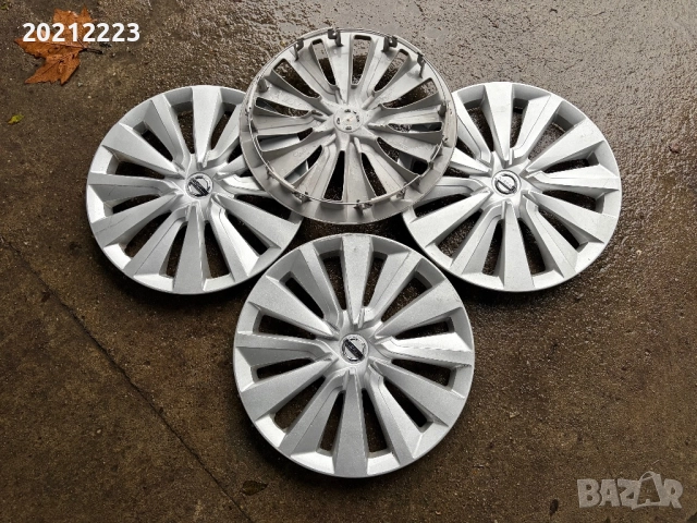 4 броя оригинални тасове за Nissan Micra 16, снимка 8 - Аксесоари и консумативи - 52671835