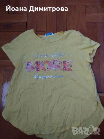 Жълта детска тениска mayoral 152 cm,12-годишни, снимка 1 - Детски тениски и потници - 46263016