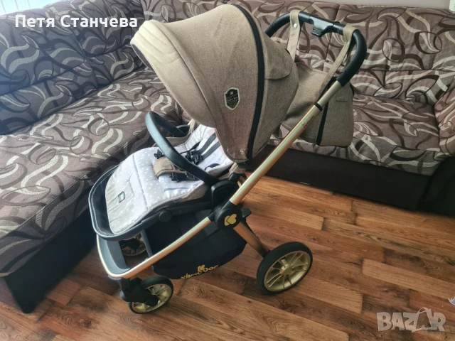 Детска количка 3 в 1 KikkaBoo Vicenza Luxury, снимка 2 - Детски колички - 51232106