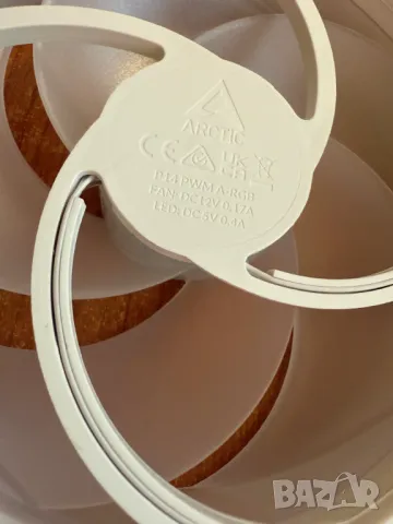 Arctic вентилатори P14 PWM PST A-RGB бели 140мм с ARGB светлини 3 броя, снимка 3 - Други - 50409693