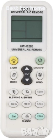 Универсално дистанционно управление за климатик с LCD дисплей 1000 в 1, снимка 2 - Друга електроника - 52803042